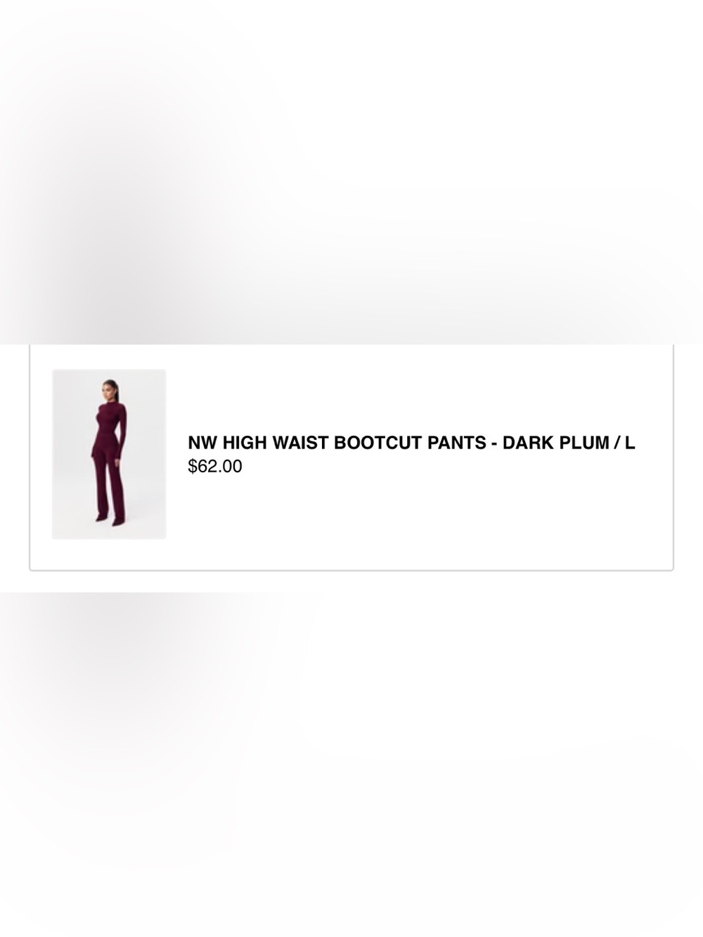 Women's High-Waist Wide-Leg Pants - Plum - Picture 2 of 4